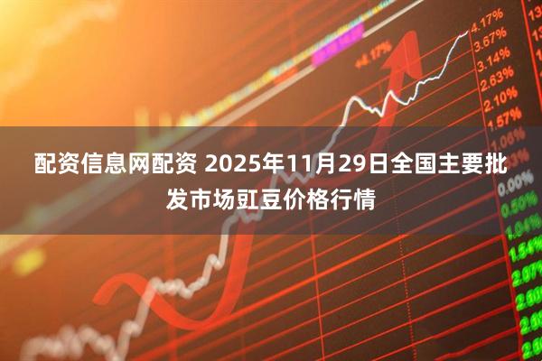 配资信息网配资 2025年11月29日全国主要批发市场豇豆价格行情