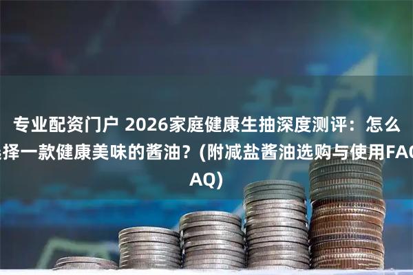 专业配资门户 2026家庭健康生抽深度测评：怎么选择一款健康美味的酱油？(附减盐酱油选购与使用FAQ)
