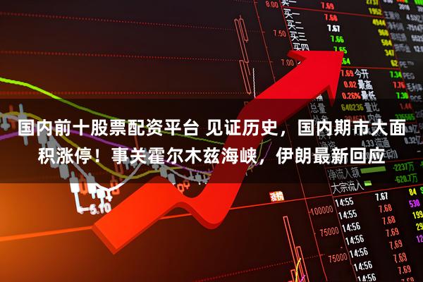 国内前十股票配资平台 见证历史，国内期市大面积涨停！事关霍尔木兹海峡，伊朗最新回应